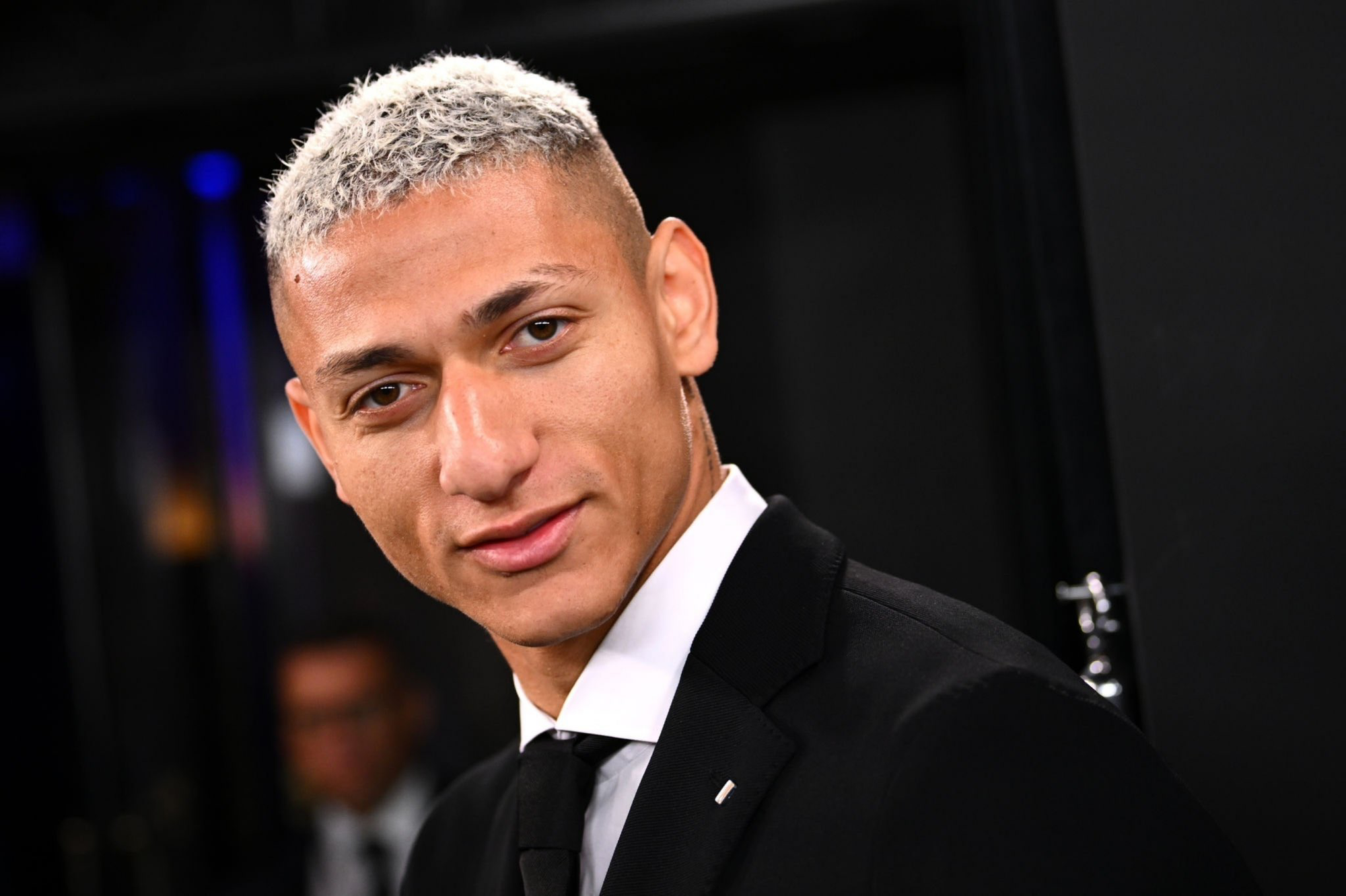 Richarlison poses at the FIFA Awards