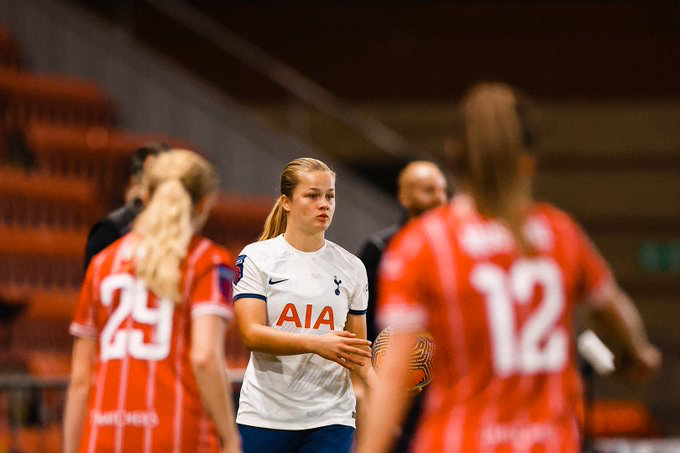 Milly Boughton makes her Spurs debut.