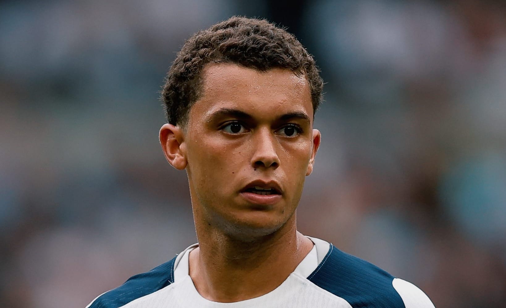 Brennan Johnson looks slightly surprised.